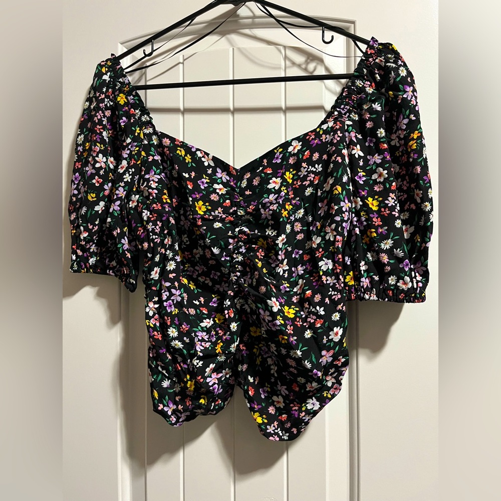 Sophie Rue Cropped Floral Top